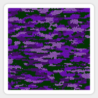 Camo Pattern - Amethyst madness Sticker